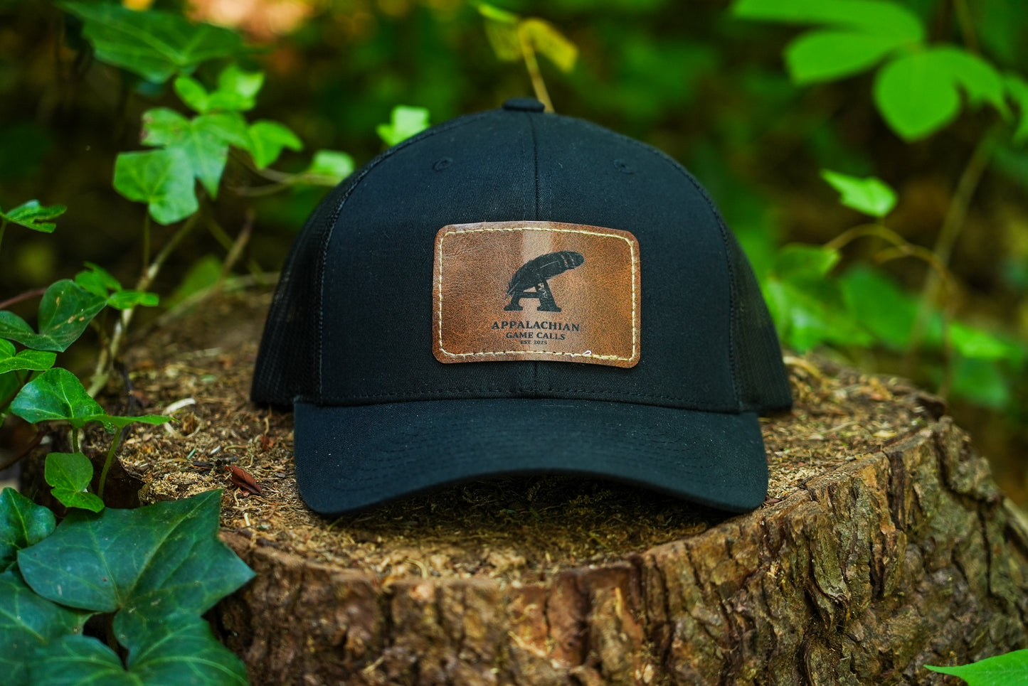 Black Logo Trucker Hat