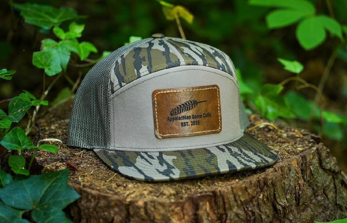 7 Panel Bottom Land Feather Hat