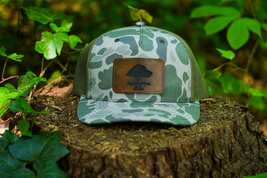 Black Lab Marsh Camo Trucker Hat