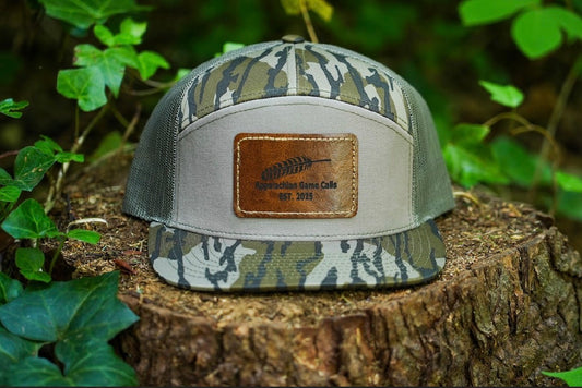 7 Panel Bottom Land Feather Hat